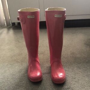Hunter Boots - Pink - Size 9F